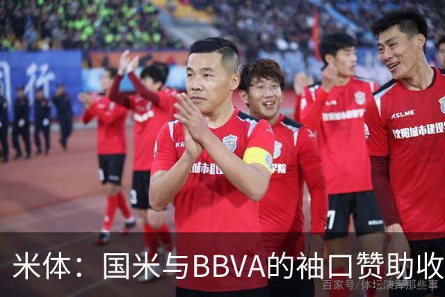 米体：国米与BBVA的袖口赞助收入每赛季850万欧，创意甲新纪录